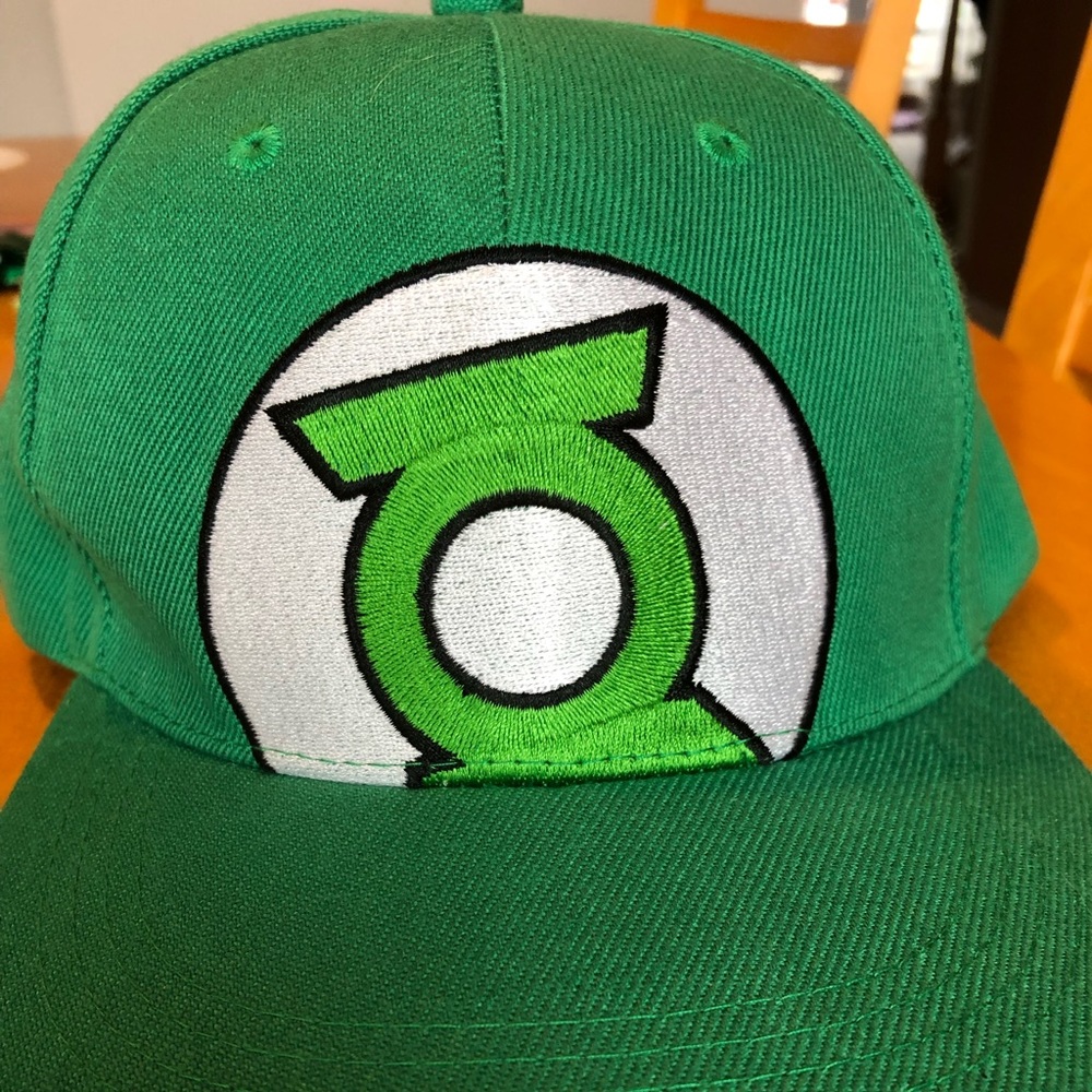 Six Flags Great America Green Lantern SnapBack Hat